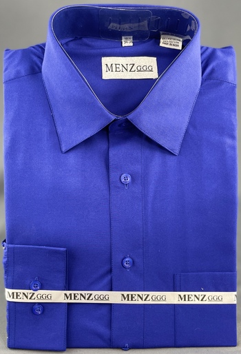 Convertible Shirt-Royal blue #CS-Royalblue
